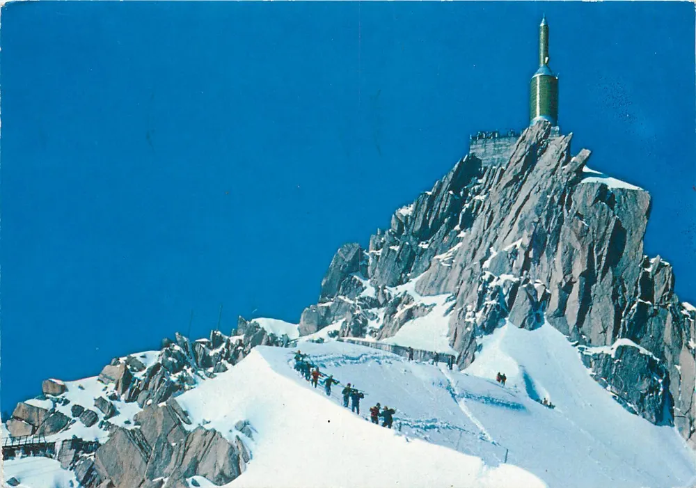 Aiguille du Midi — Mont Blanc — Ediz. SACAT, Torino, n°1258 - Vorderseite