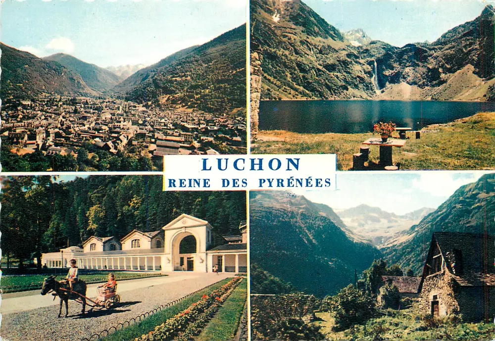 Luchon — Reine des Pyrénées — Éditions Mexichrome - Recto