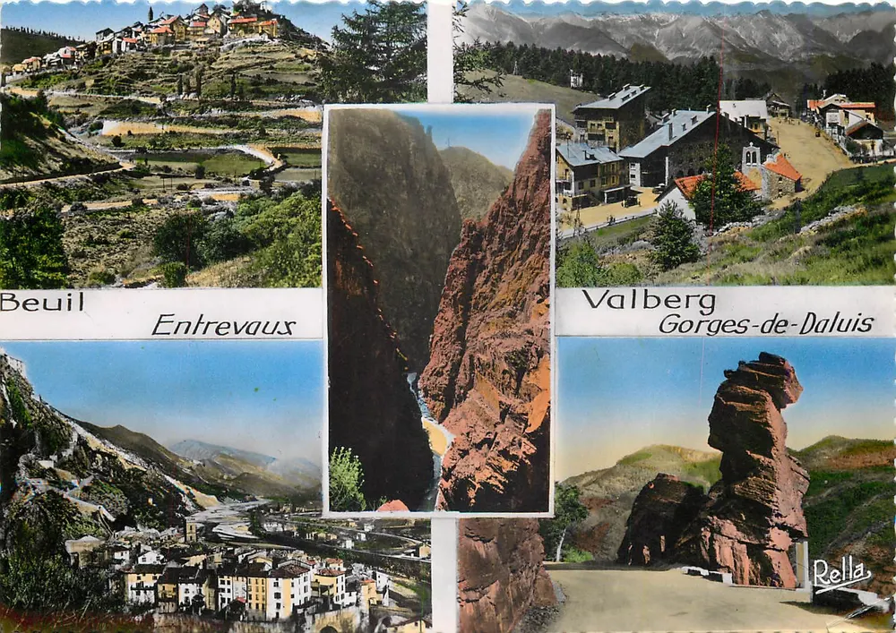 Beuail, Entrevaux, Valberg, Gorges-de-Daluis — Uitgaven Rella - Voorkant