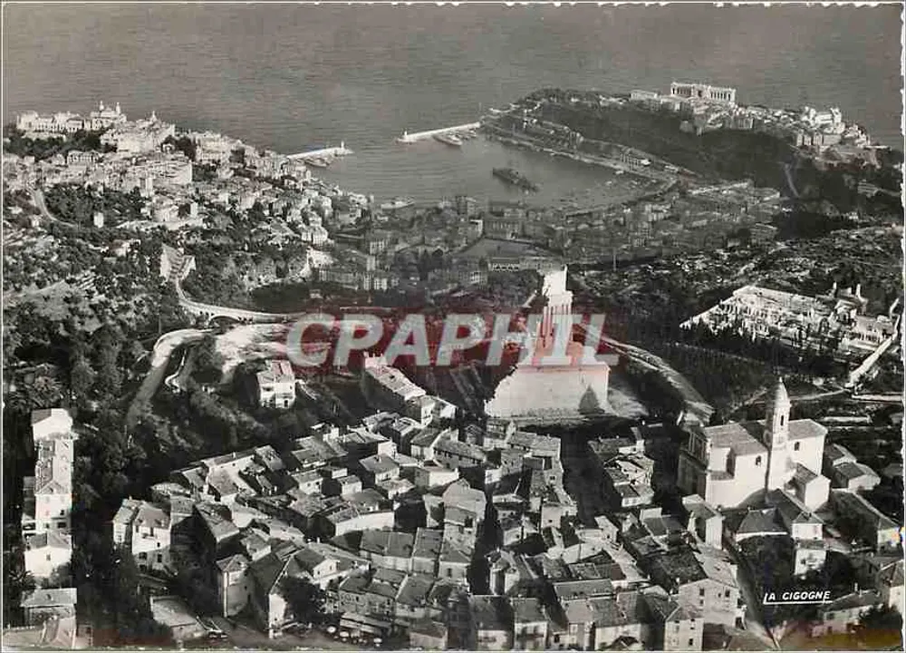 La Cigogne — Luftbild von Monaco — Editions de publication André Lecointe - Vorderseite