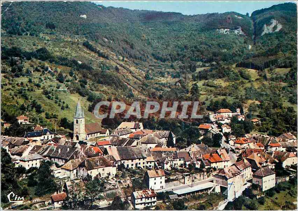 Mouthier (25) - Vista generale aerea — Haut-Doubs, editore Combière Imprimeur-Artiste (71, S.&L.) - Recto