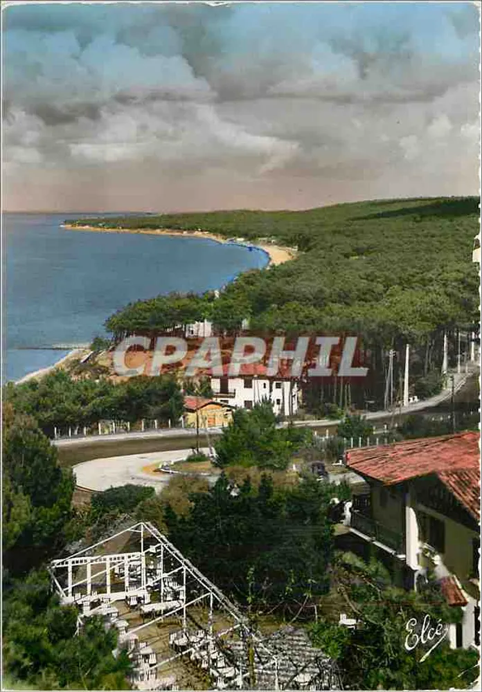 Bassin d'Arcachon — Route de la Corniche und der Wald — L. Chatagne Photo & Vidor-Hugo - Vorderseite
