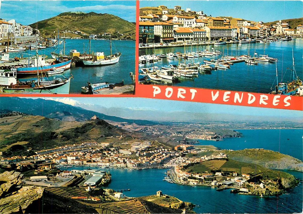 Port Vendres — Allgemeiner Blick auf den Fischerei- und Freizeithafen — Studio Sanchez, Port-Vendres - Vorderseite