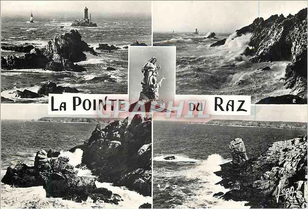 A Ponta do Raz — Finistère — Edições Jegan - Frente