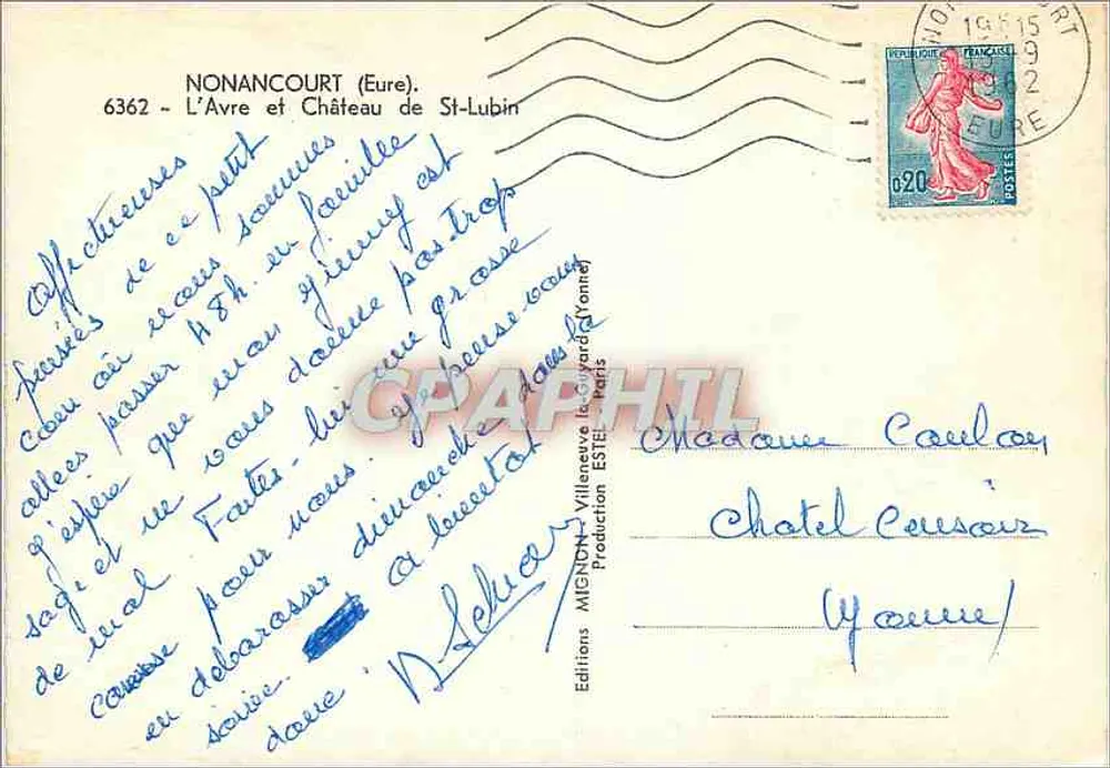 Zamek w St-Lubin — Nonancourt (Eure) — Wydawnictwo Mignon - Rewers