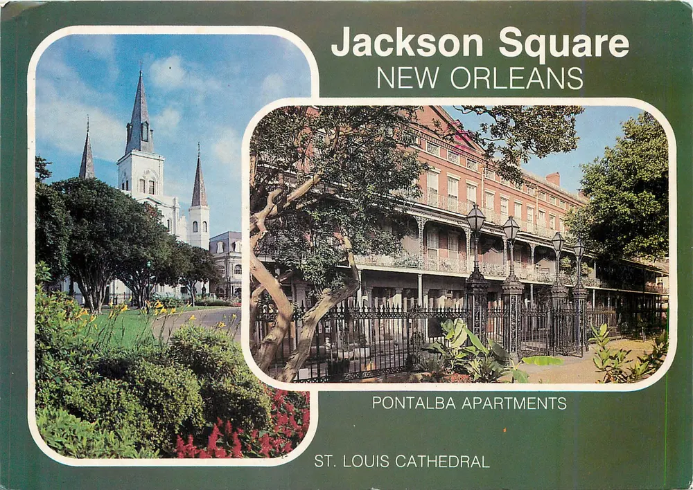 Jackson Square — New Orleans — Express Publishing Co. n° 02130-4998 - Vorderseite