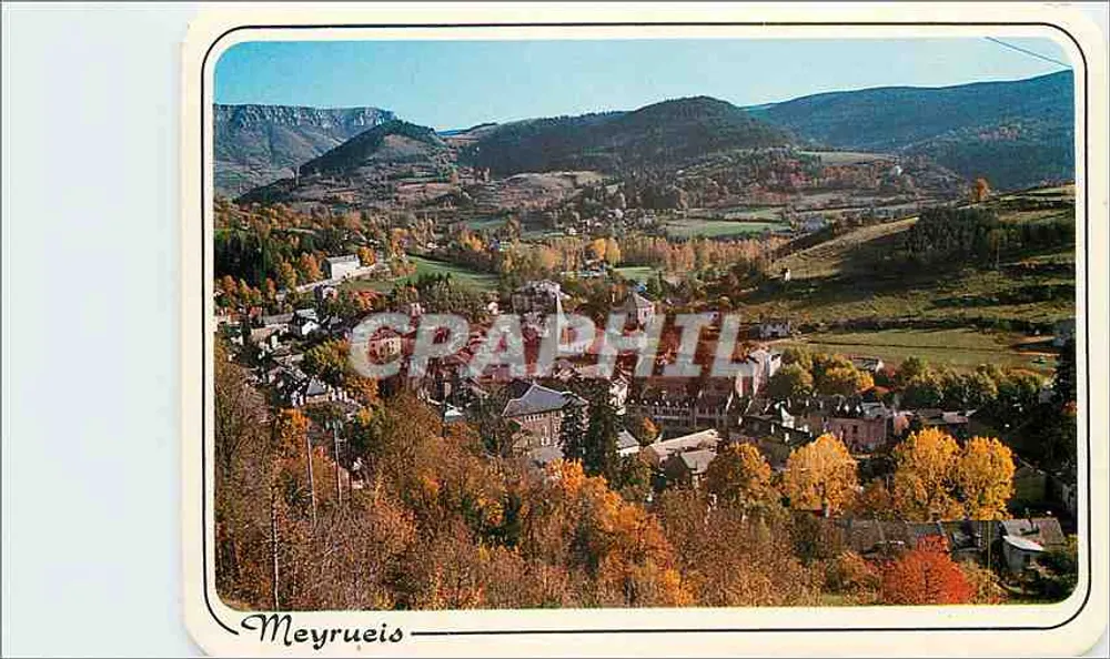 Meyrueis — allgemeiner Blick — Société des Cartes Postales AFA-POUX - Vorderseite