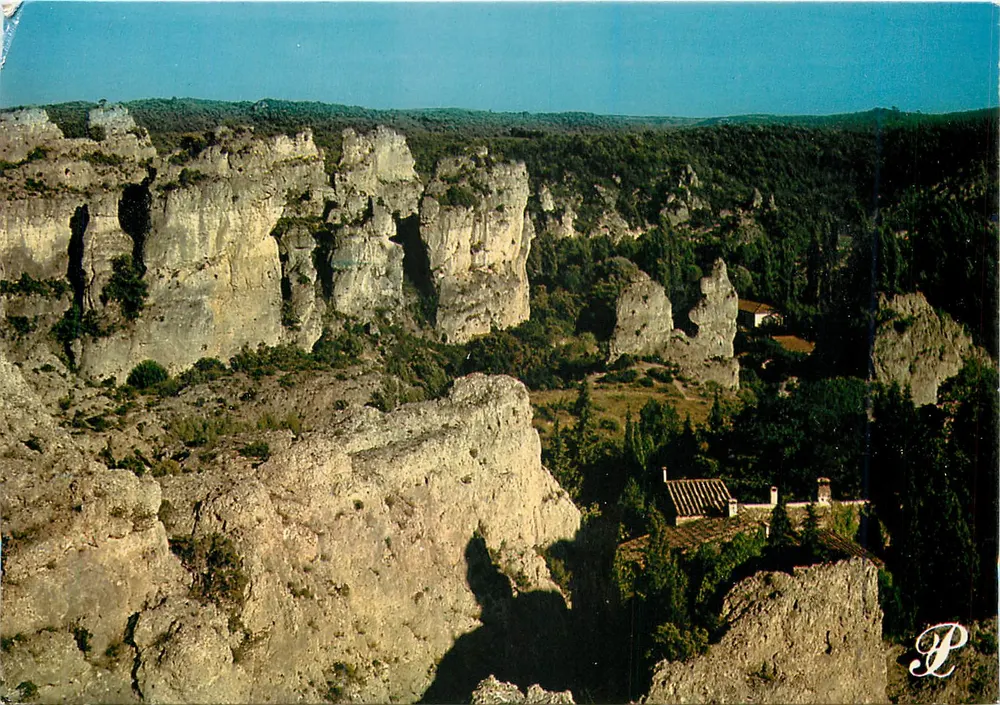 Canyon de la Jonte — vista panorámica — Prestige Languedoc n° 349077-P47 - Anverso