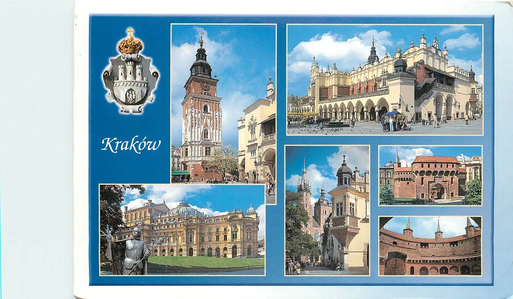 Kraków — Collage de monumentos — editor SCAN ART - Frente