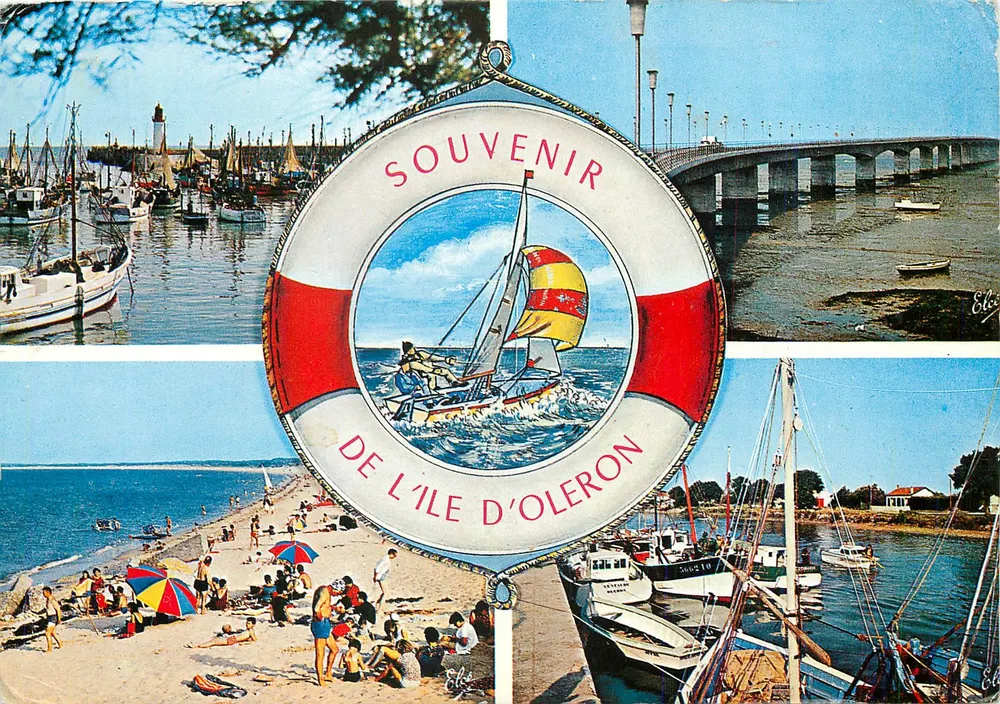 A Ilha de Oléron — Lembrança da Ilha de Oléron — Editor Elcécéen - Frente