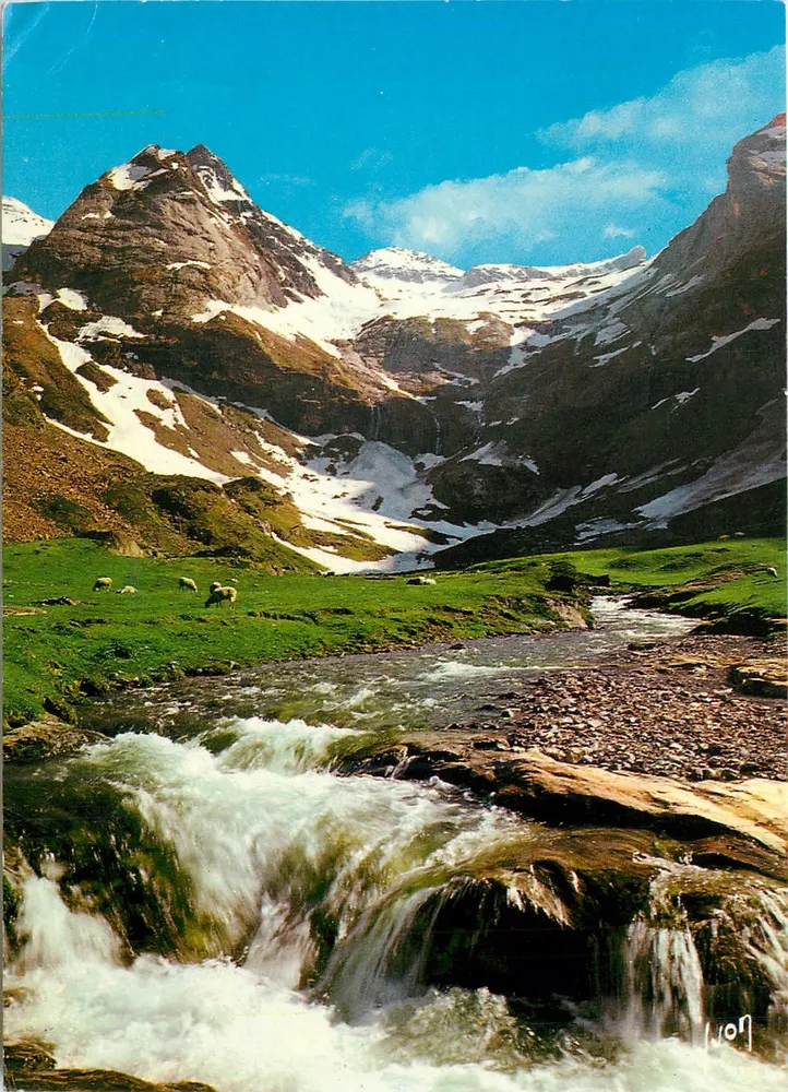 Os Pirineus — Um cirque dos Pirineus — Edições Jean-Jaurès-Arcueil, n°10/4607-2 - Frente