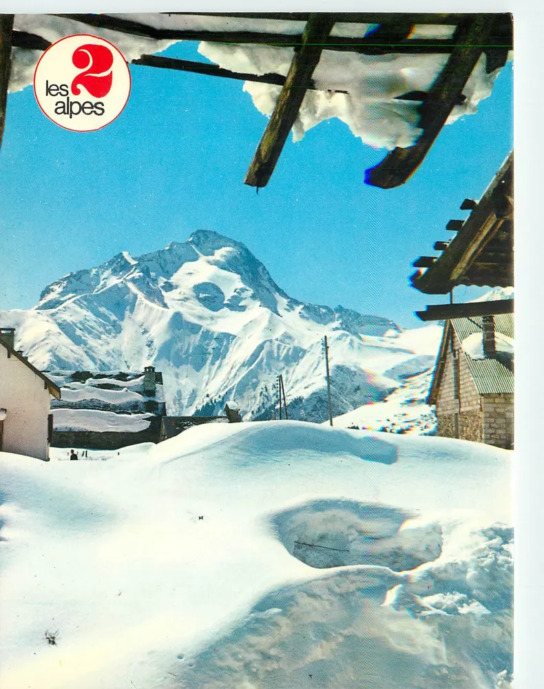 Vue sur la Muzelle — Les 2 Alpes — Éditions Les 2 Alpes - Recto