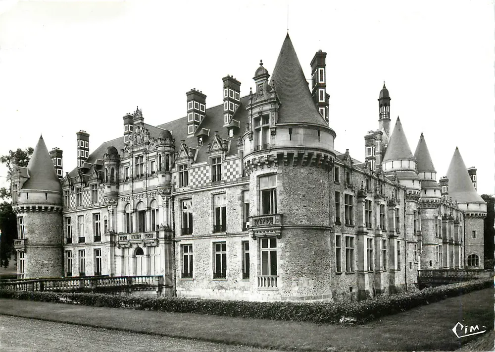 Castillo de Esclimont — Vista general — C.I.M. — n° 632 - Anverso