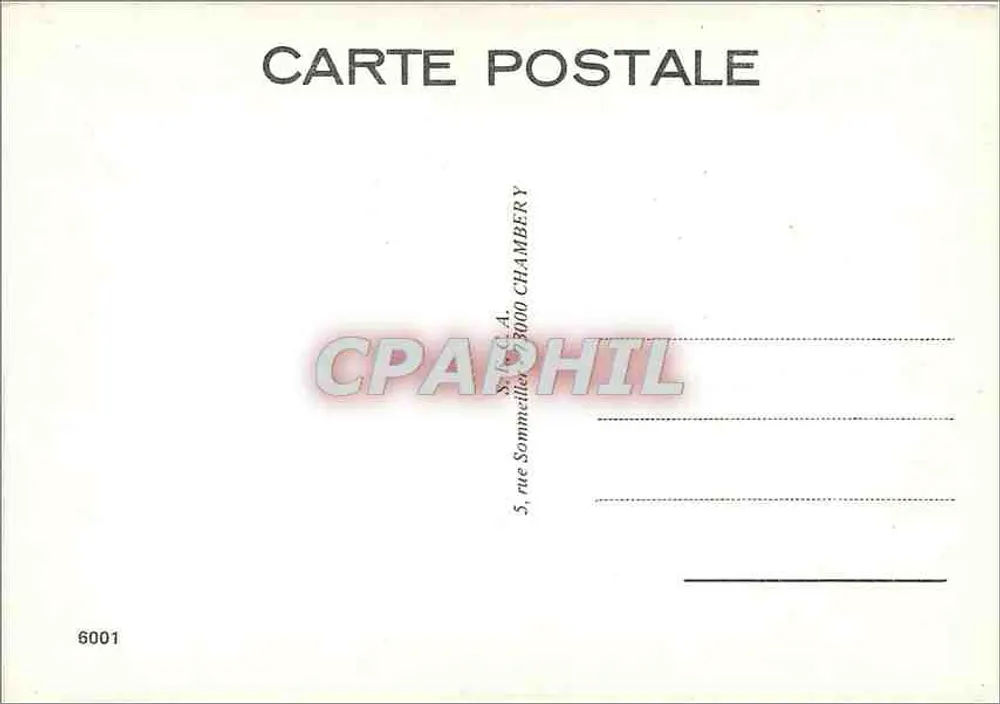Przejazd po lodowcu Bossons — Charraux Frères & C°, Genewa, nr 7076 - Rewers