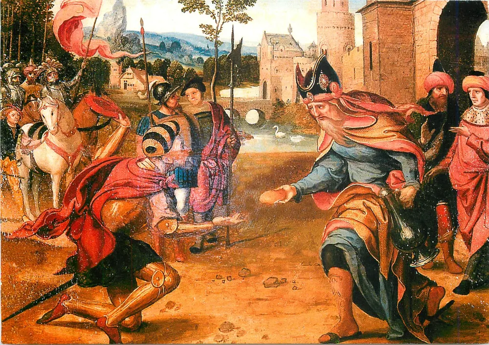 Das Treffen Abrahams und Melchisedeks — Abtei Baume les Messieurs — Bilder aus der Franche-Comté - Vorderseite
