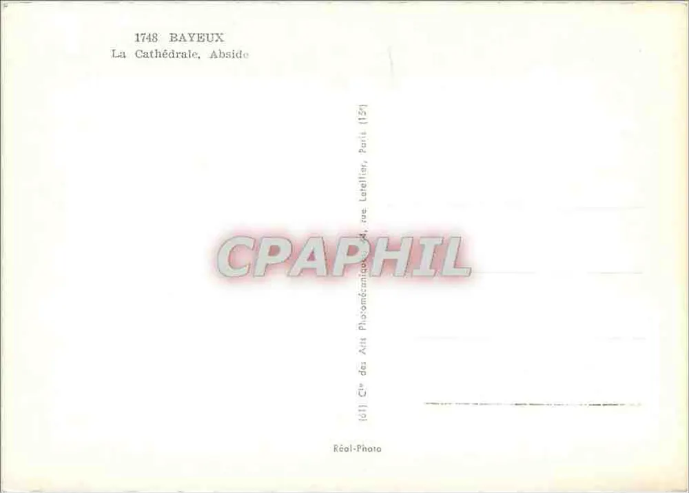 Bayeux — A Catedral, Abside — Réol-Photo, Paris - Verso