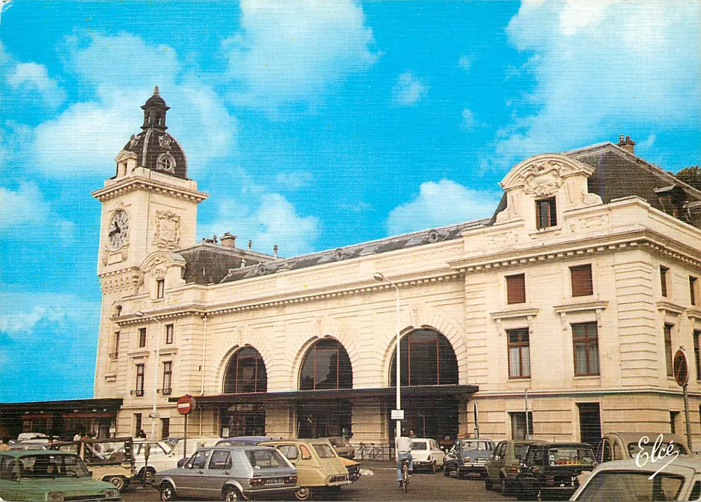 Estação de Bayonne — vista do edifício com sua torre de relógio — Editor Elcée - Frente
