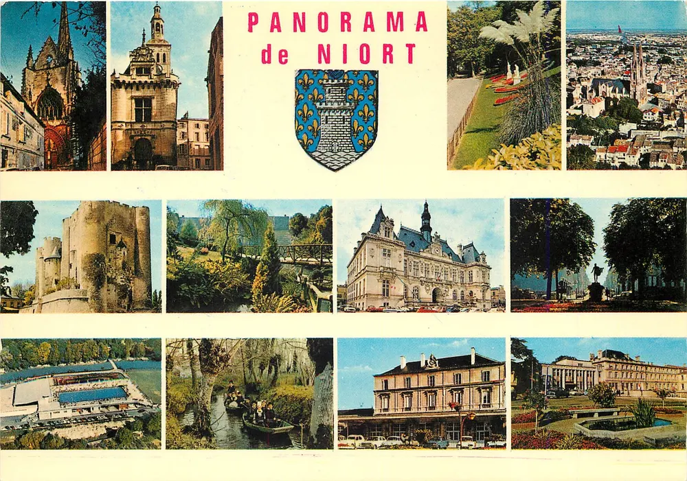 Niort — Panorama von Niort — A 32 - Vorderseite