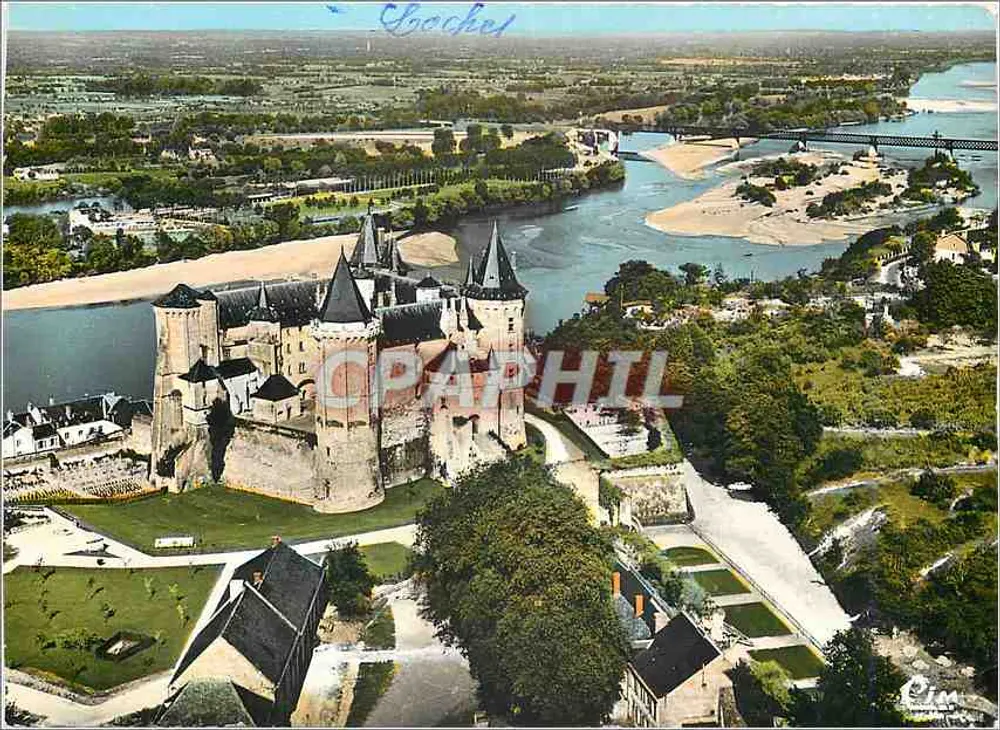 Castelo de Saumur — vista aérea — SAUMUR 353-97 A - Frente