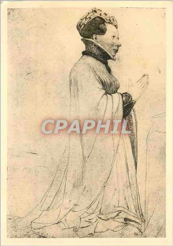 Gravura da rainha de Berry — Hans Holbein o Jovem — Kunstmuseum Basel - Frente