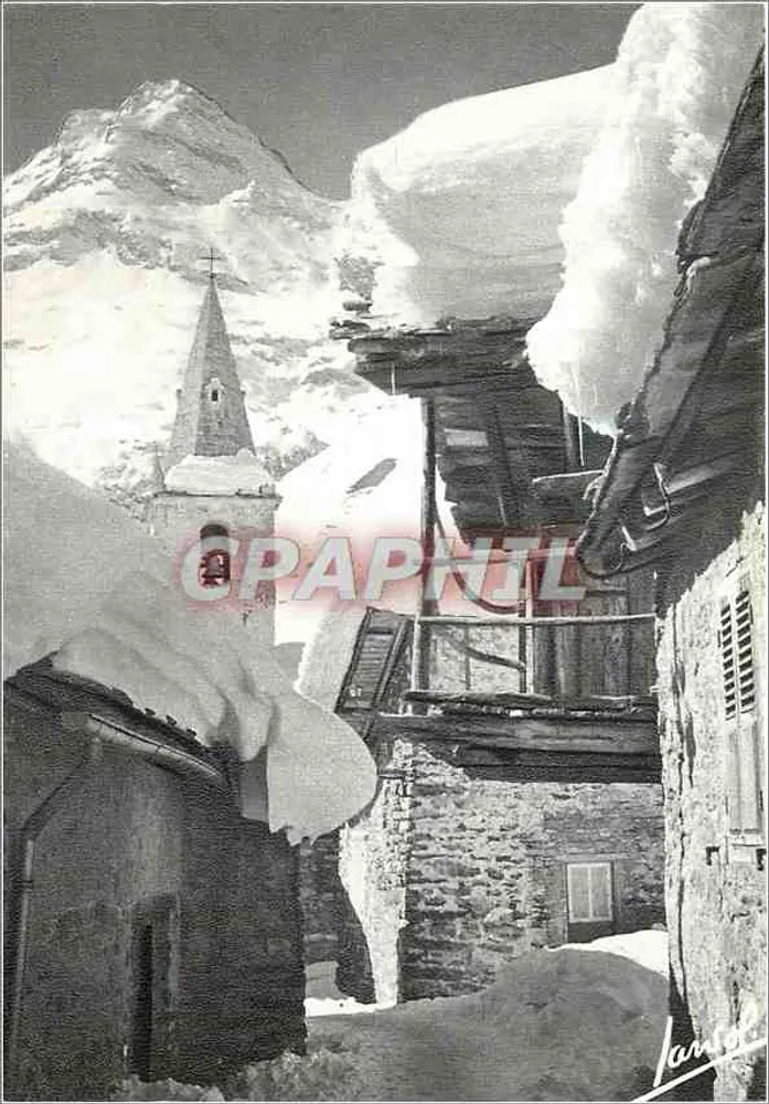 बोनेवाल-सर-अर्क — बर्फ में विशेष गांव — एडिशन जांसोल, क्रमांक BON 105 - आगे