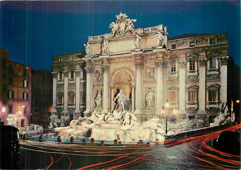 Fonte de Trevi — noite — Kodak Ektachrome - Frente