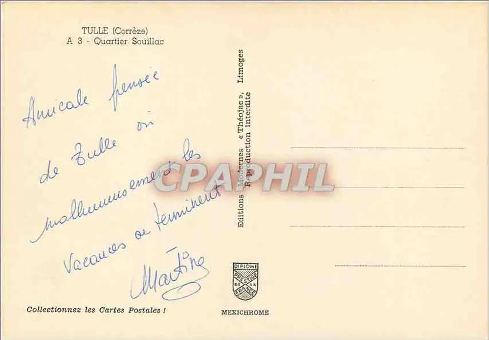 तुल्ले (कॉर्रेज़) — सूरियाक वार्ड — एडिशन लिमोज़ - पीछे