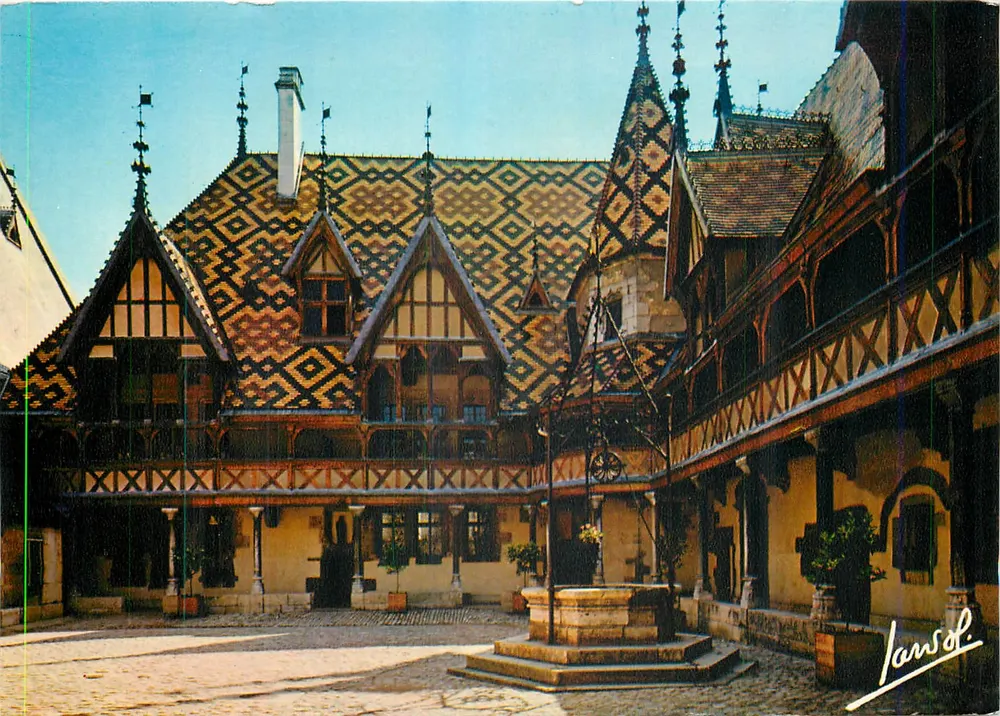 Hôtel-Dieu (1443) — Beaune — Impressor Mâcon - Frente