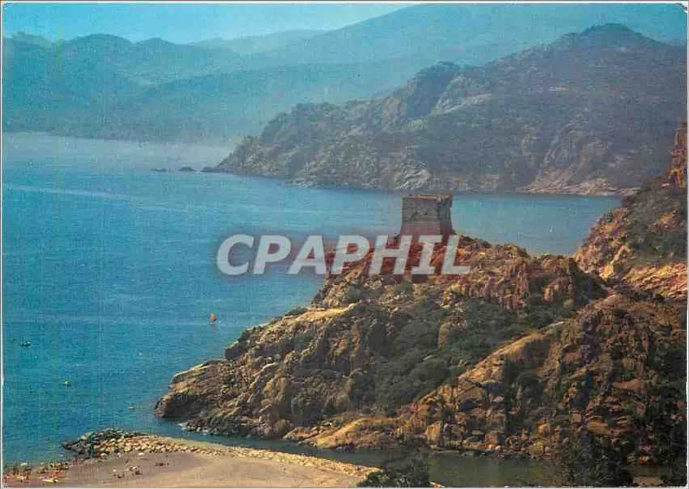 Porto La Tour — Córsega — editor S.A.D. Route du Vitullo, Ajaccio - Frente
