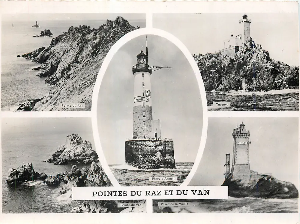 Pointes du Raz i du Van — Moloce Armin i Starej — Wydawnictwo Closé, Nantes - Awers