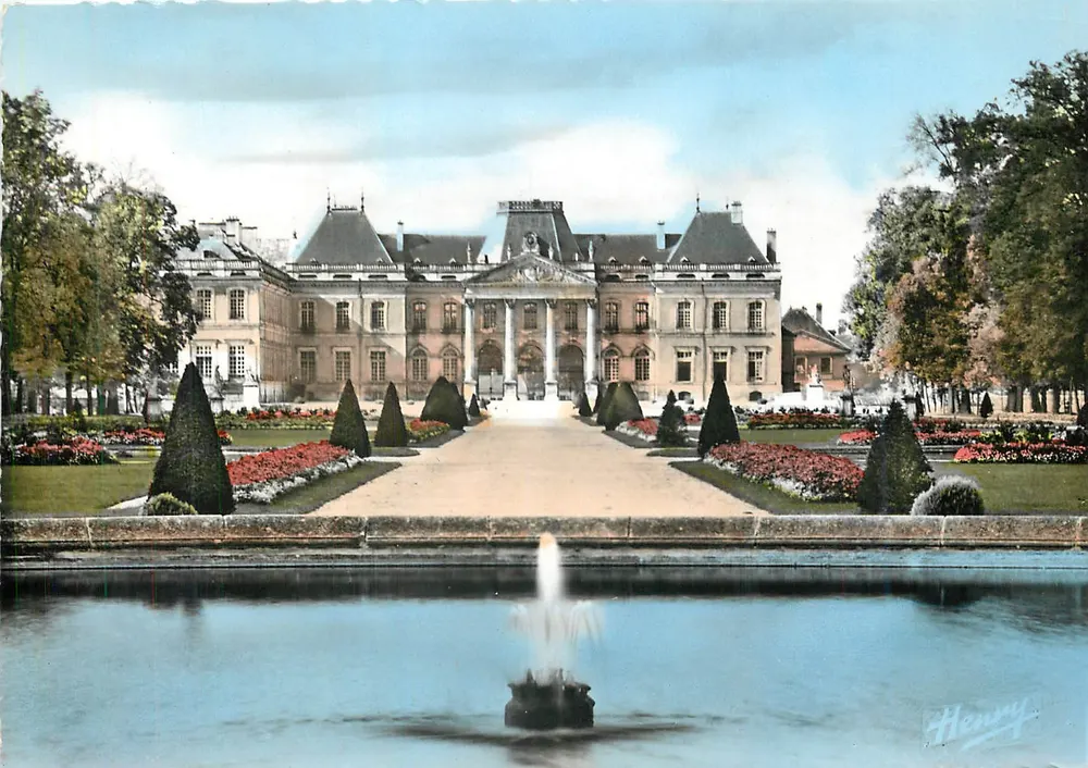 Lunéville — Das Schloss von der zentralen Terrasse aus — Editions Henry, 19 rue Stanislas, Nancy - Vorderseite