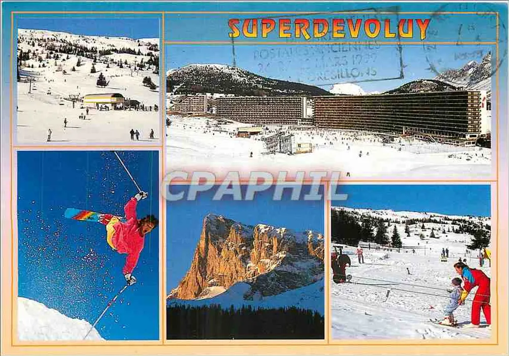Superdévoluy — Estação de esqui — Édition des Alpes - Frente