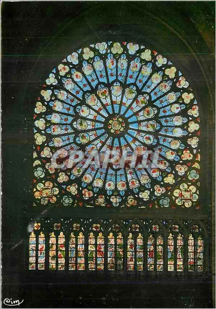 Paris - Die Große Nordrose der Notre-Dame — C. Im. (Serie 1900) - Vorderseite