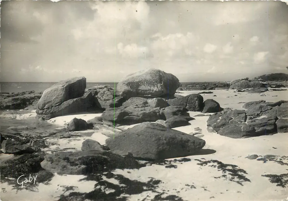Playa de Kerlosquen — Finistère — Ediciones Gaby - Anverso