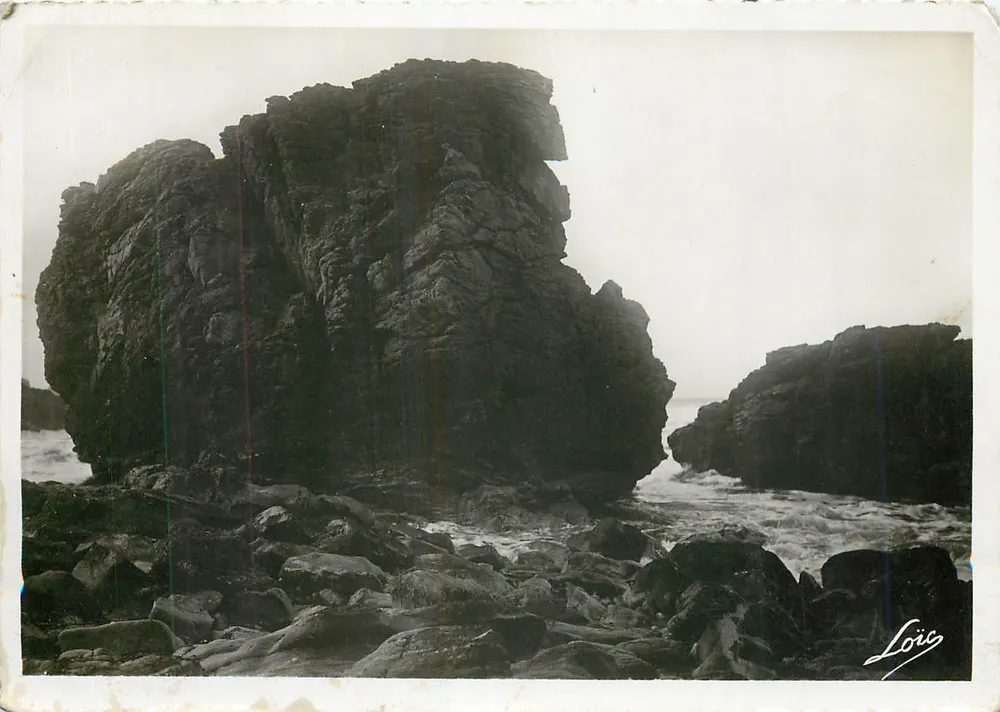 Presqu'île de Quiberon — Gros rocher de Port-Pigeon — Laurent-Net, Rennes - Recto