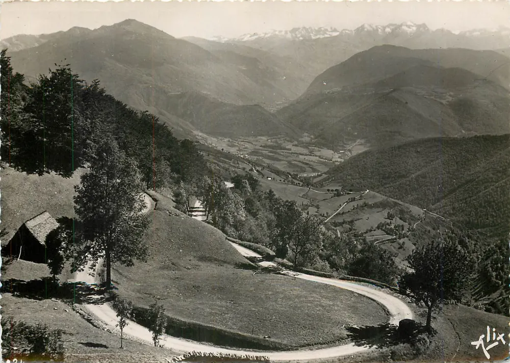 Col d'Aspin — Panoramic View — Edition ALIX, Bagnères-de-Bigorre - Front