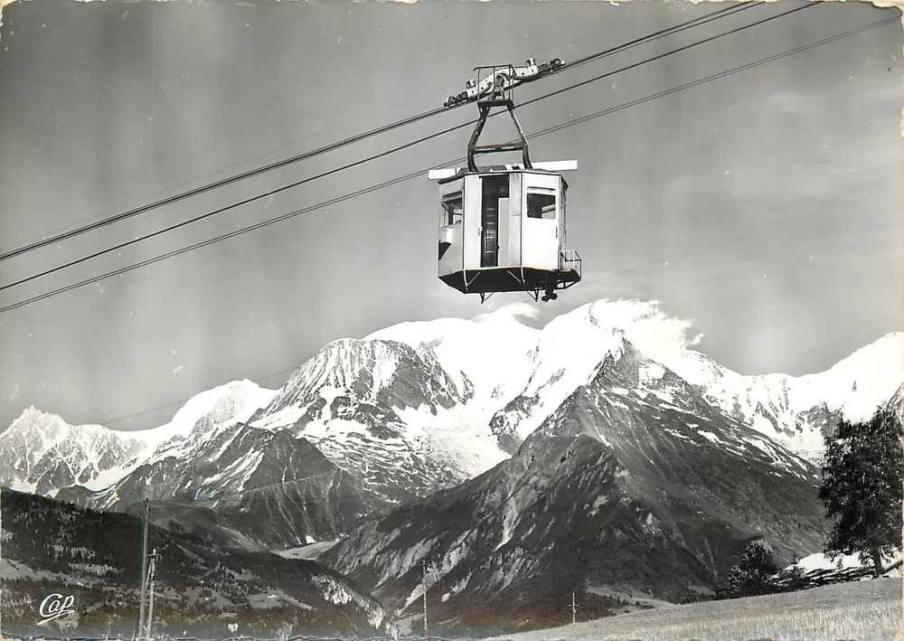 Panorama des Mont Blanc — Seilbahn — Verlag Cap - Vorderseite