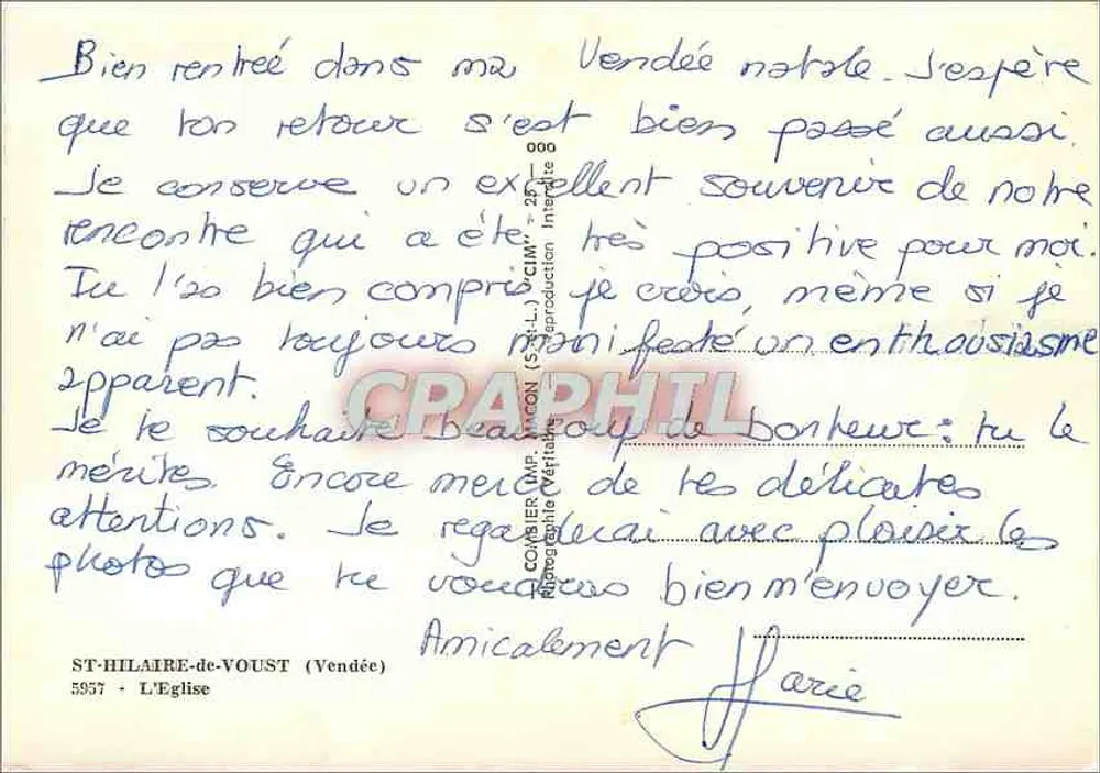 Igreja de Saint-Hilaire-de-Voust — Vendée — editor Cim - Verso