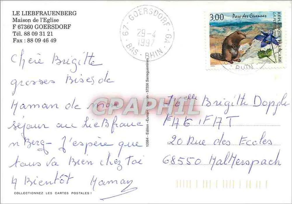 Le Liebfrauenberg — Church House — Goersdorf — Edition 12084 - Back