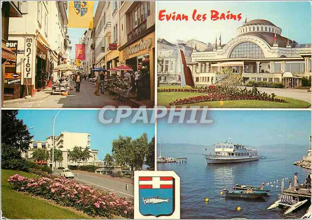 Evian-les-Bains — vista panorâmica - Frente