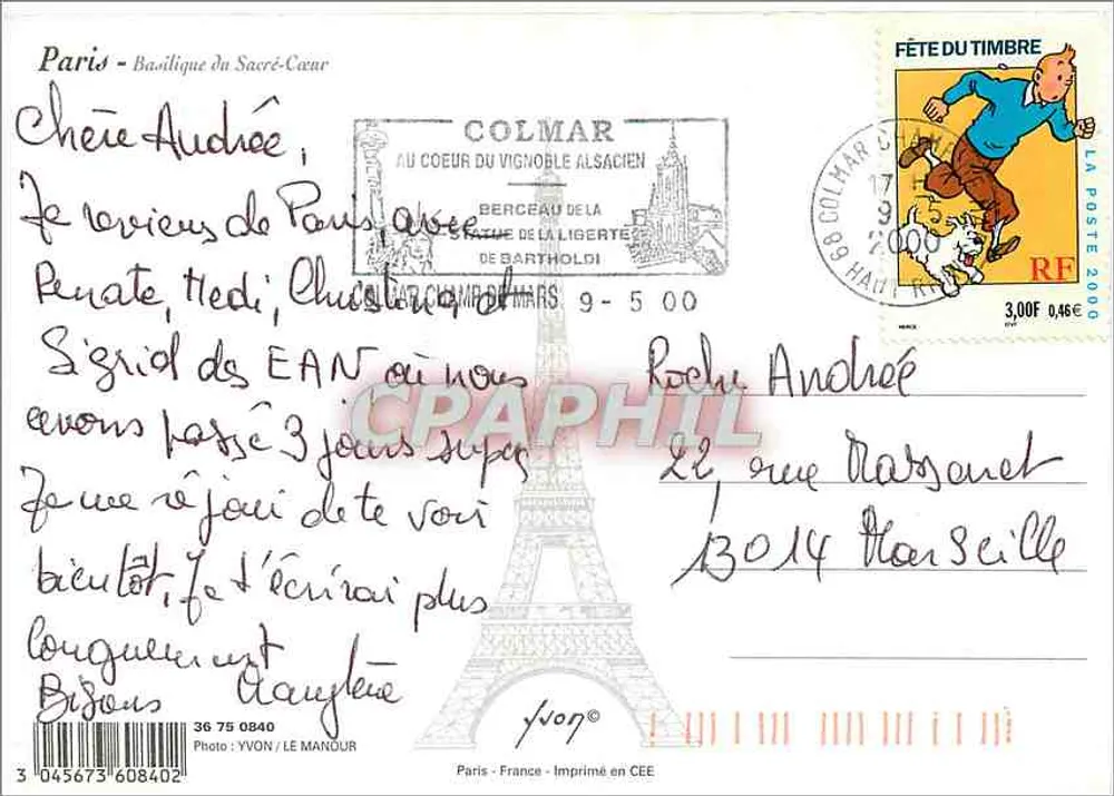 Basílica do Sagrado Coração — Paris — Yvon / Le Manour - Verso