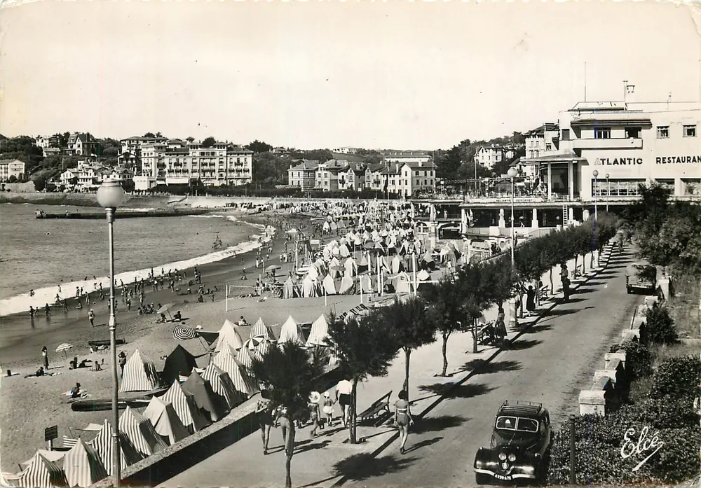 Die Bucht vom Hotel d'Angleterre aus gesehen — St-Jean-de-Luz — Verlag: Cliché Véritable Photo au Bromure - Vorderseite