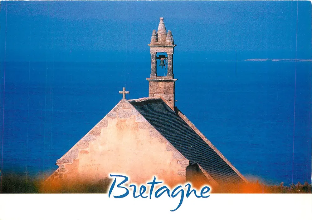 Igreja costeira — Bretanha — Cores da Bretanha, Ponta do Van (29) - Frente