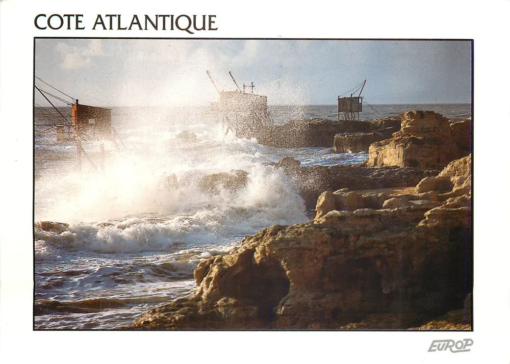 Atlantikküste — Sturm auf den Felsen — Éditions Europ - Vorderseite