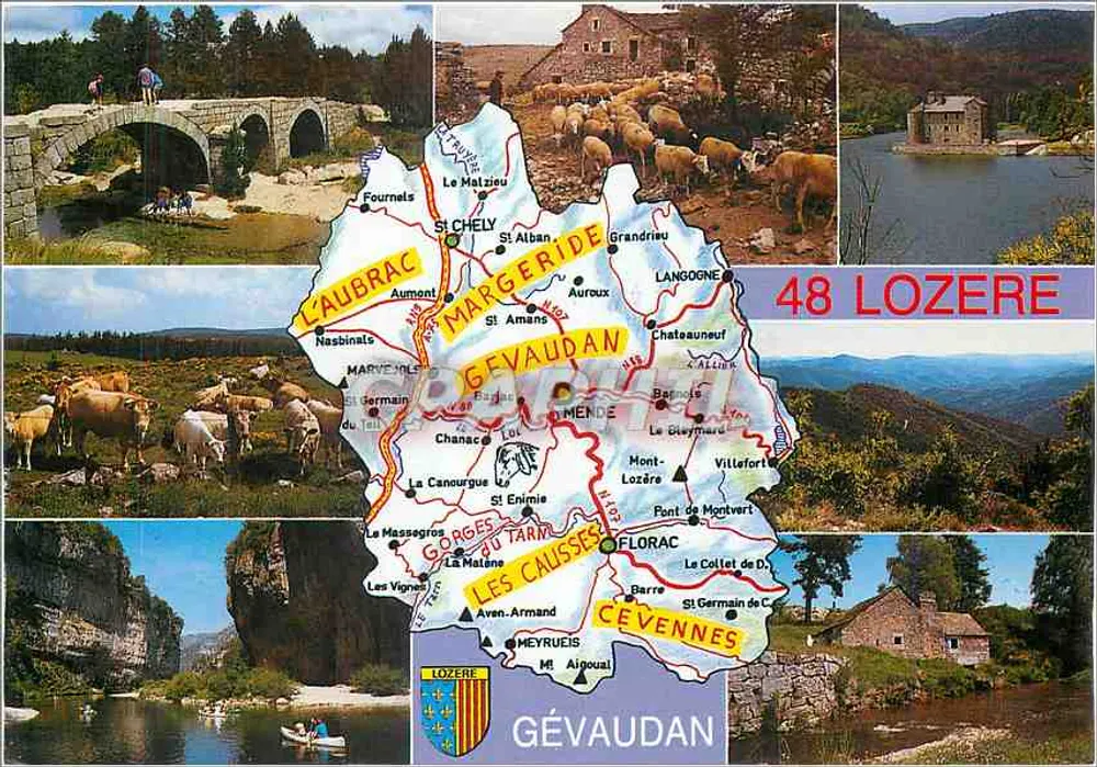 Lozère — Gévaudan e Cévennes — Éditions Ytrac - Frente