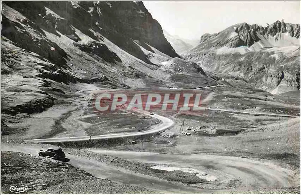 O Col do Iseran (2770 m) — A estrada mais alta da Europa — Fotografia de P. Rond - Frente