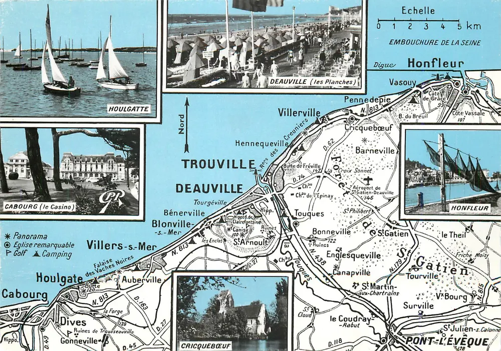 Côte Fleurie — Honfleur bis Cabourg — Éditions Yvon - Vorderseite
