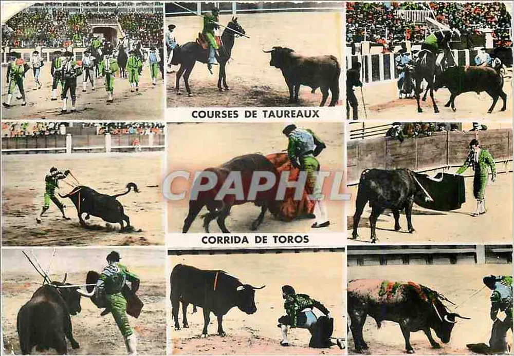 Corrida de touros — Corrida de Toros — Editor não visível, n° de série 1516 - Frente