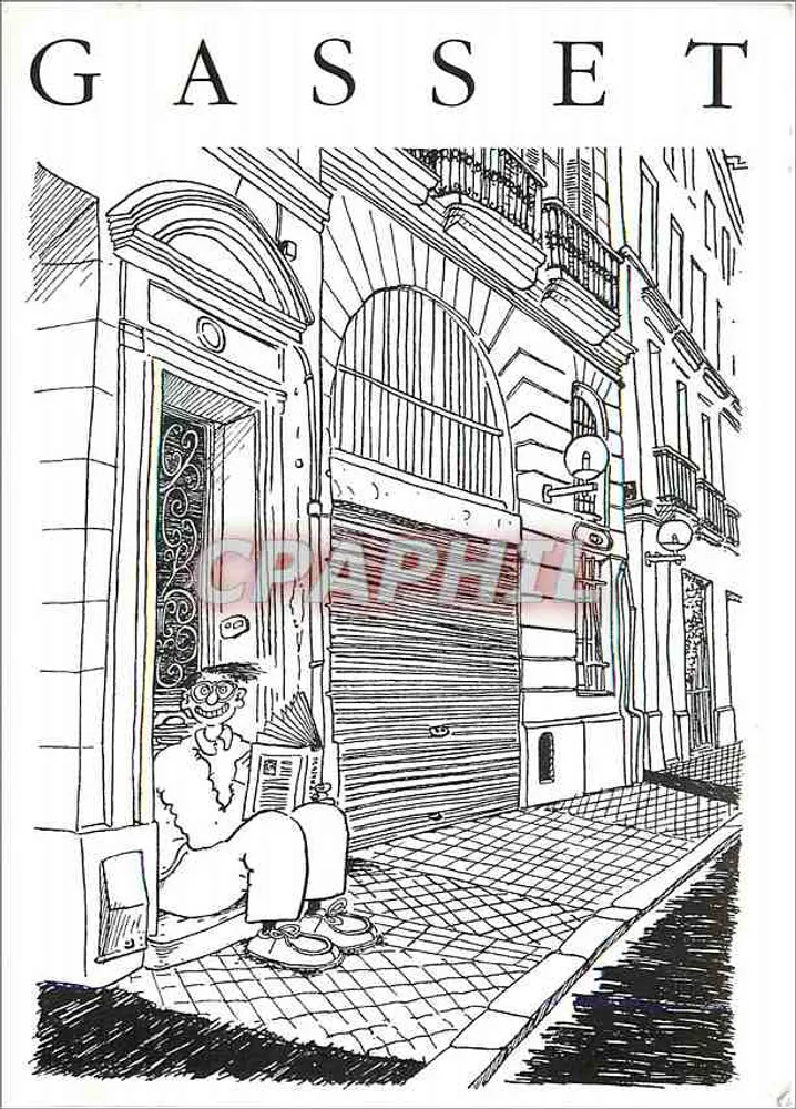 Gasset — Straßenszene — Das Fenster, Paris 1992 - Vorderseite