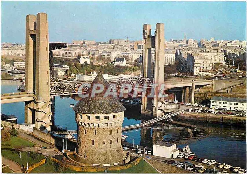 Brest — Der Pont de Recouvrance und Turm Tanguy — Éditions Bretonnes - Vorderseite